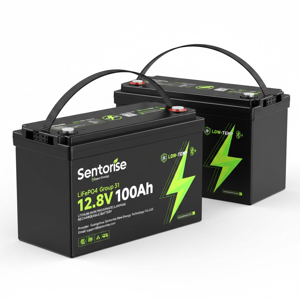 12V 100Ah Group 31 Bluetooth LiFePO4 Battery
