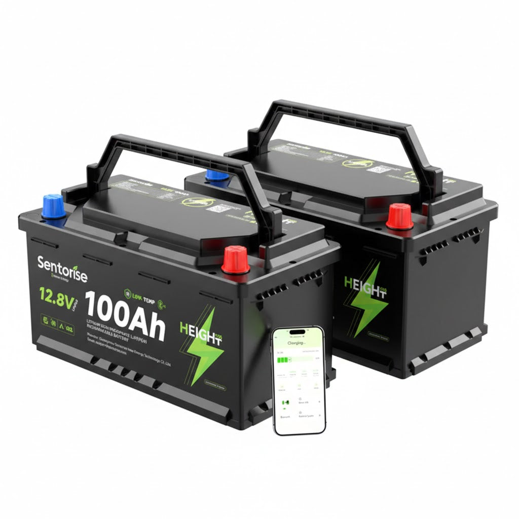 12V 100Ah Underfloor Bluetooth LiFePO4 Battery