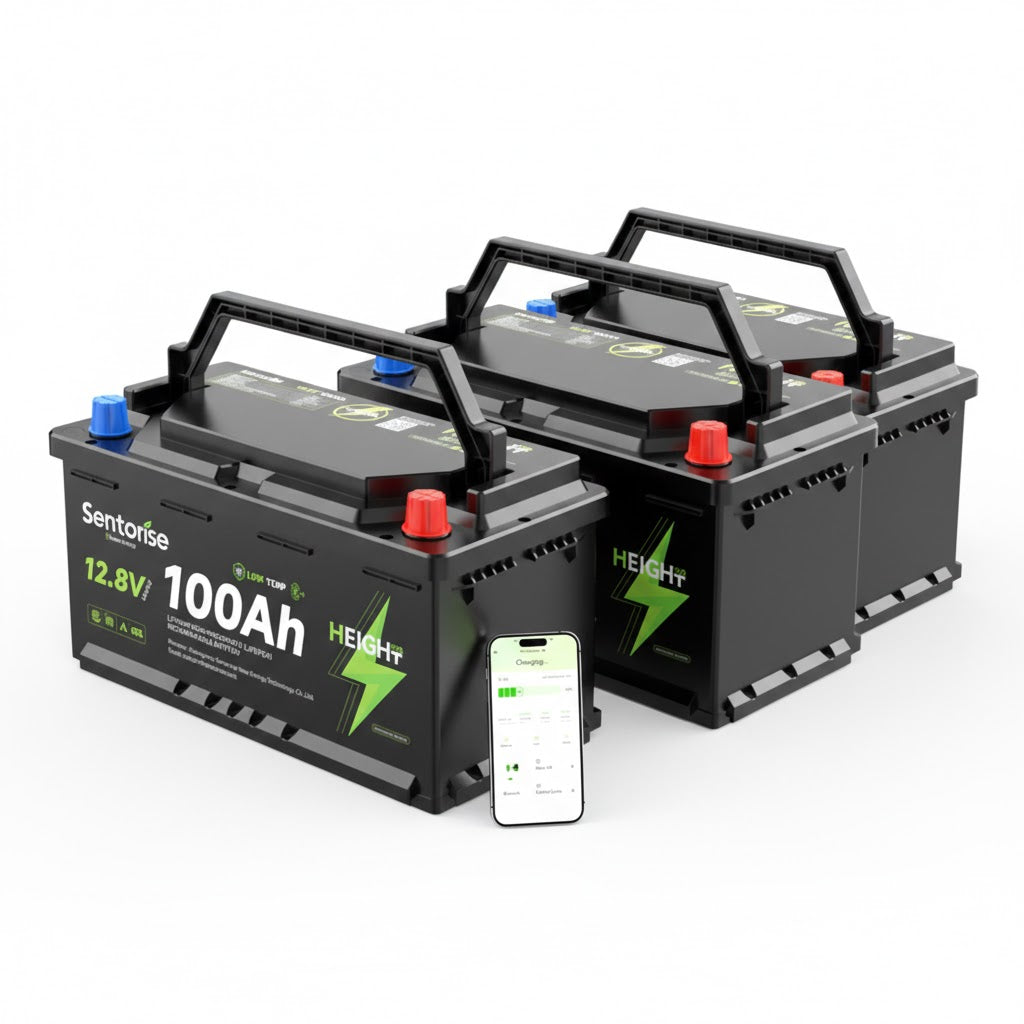 12V 100Ah Underfloor Bluetooth LiFePO4 Battery