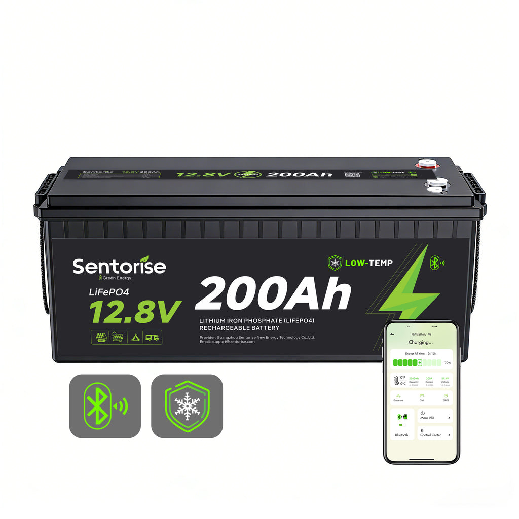 12V 200Ah Standard Bluetooth LiFePO4 Battery