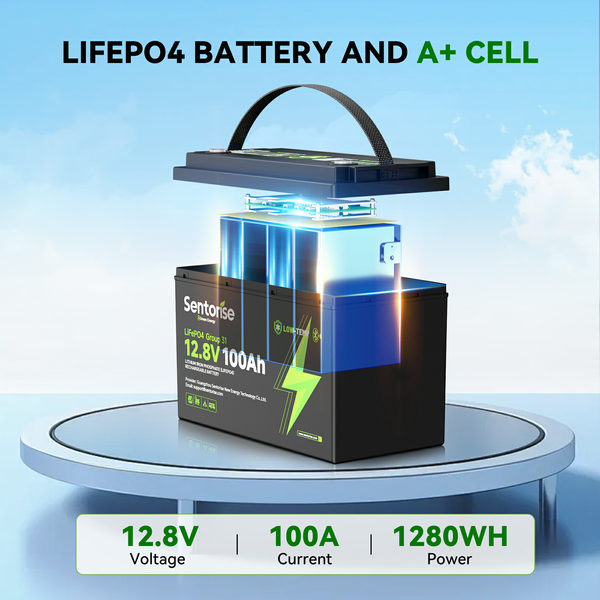 12V 100Ah Group 31 Bluetooth LiFePO4 Battery