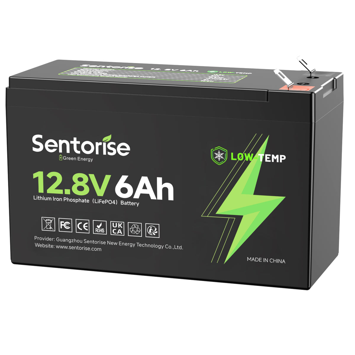 12V 6Ah Compact LiFePO4 Battery