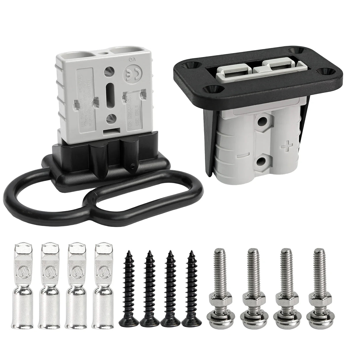 Sentorise quick-connector housings and contacts